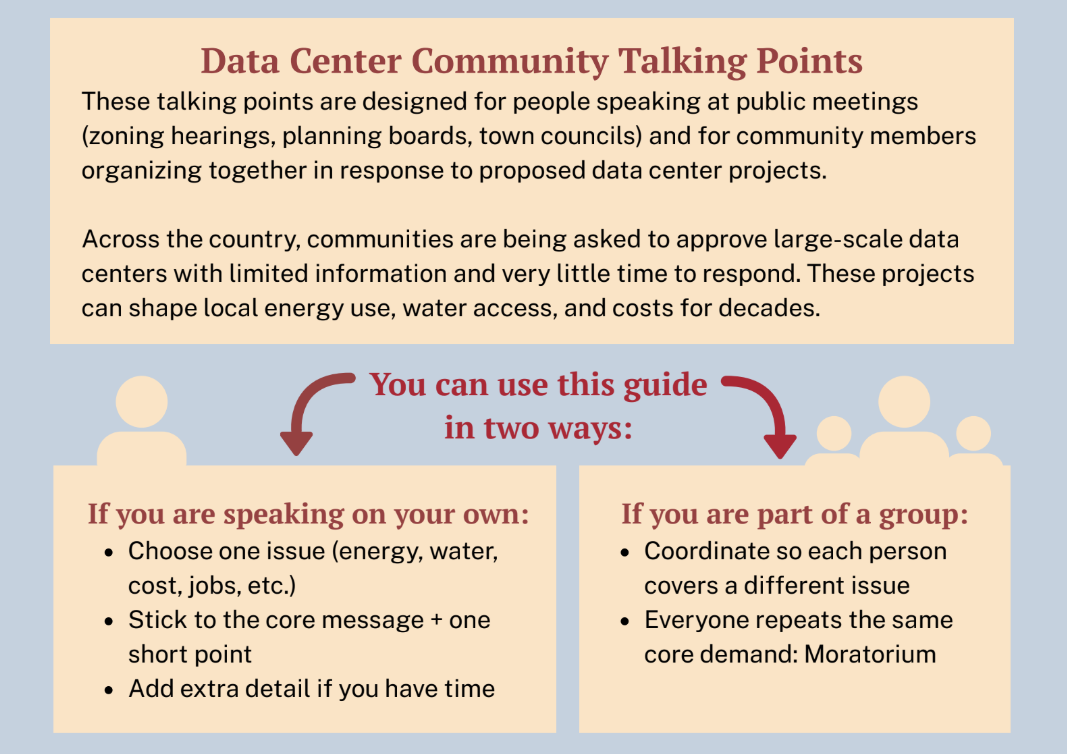 Community Talking Points
